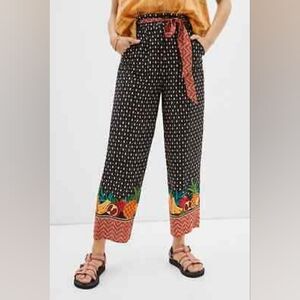 Farm Rio Printed Paperbag Pants XL